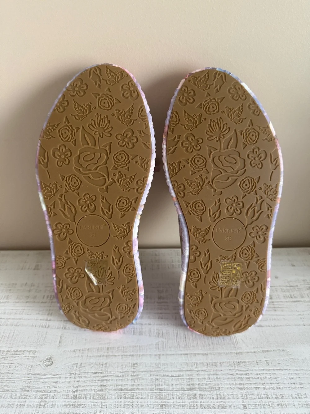 L'Artiste Cuddles Leather Chunky Shoes Size 8 (38)
